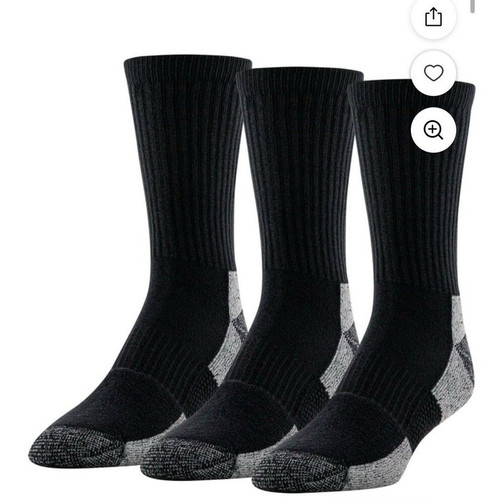 Gildan Men’s Ultra Cotton Short Crew Socks Assorted 3pk Size 6-12